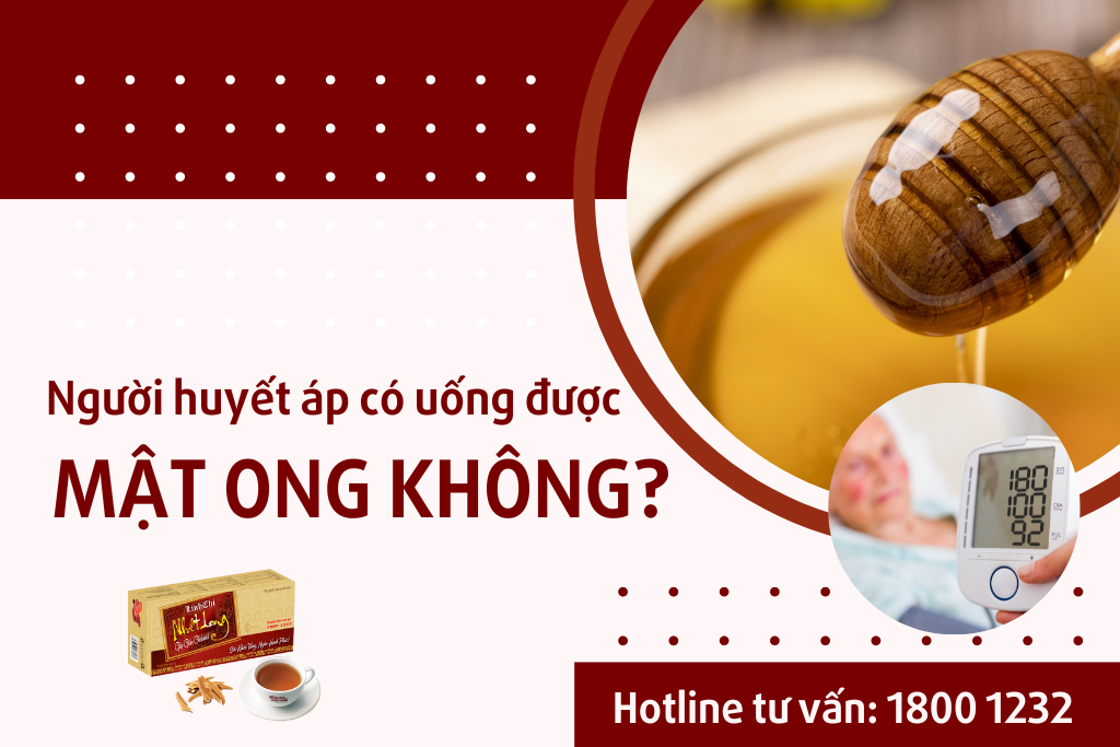 Người huyết áp cao có uống được mật ong không?