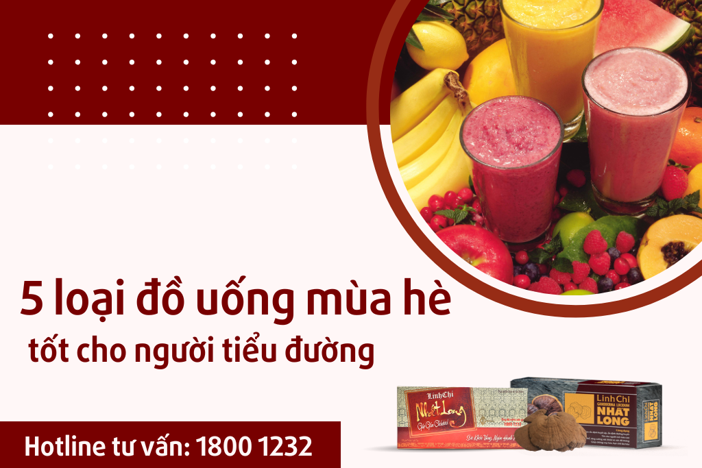 5 Loại Đồ Uống Mùa Hè Tốt Cho Người Bệnh Tiểu Đường – Giải Nhiệt An Toàn, Tăng Cường Sức Khỏe