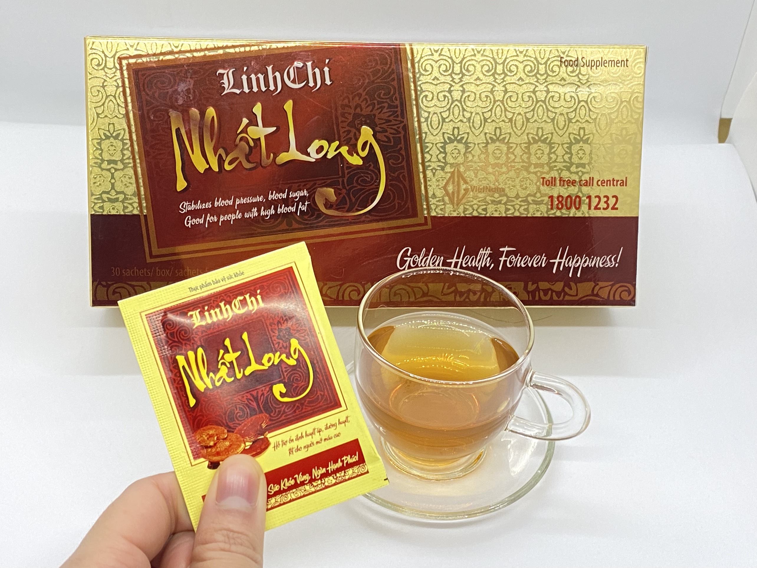 NẤM LINH CHI NGUYÊN TAI Túi 500gr